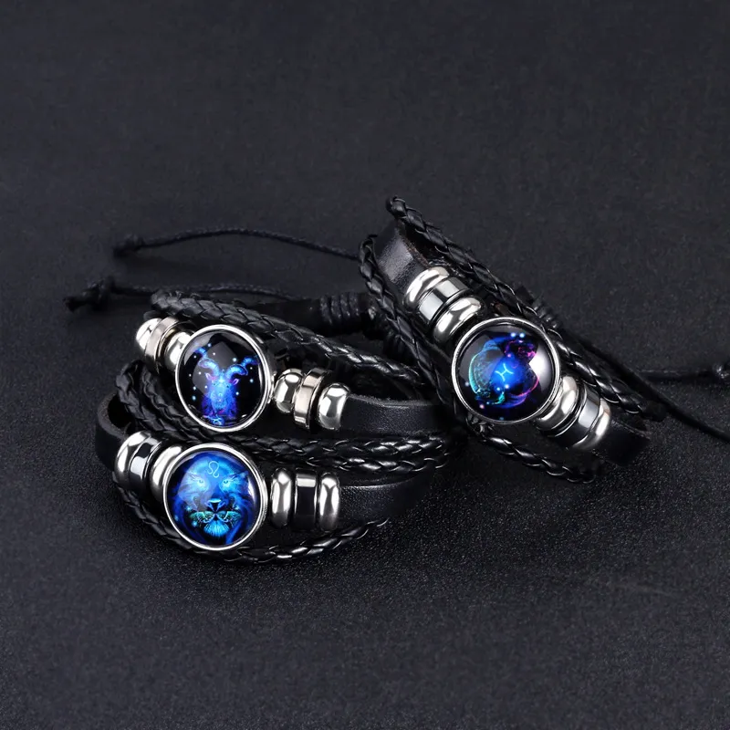 13927290-6535-4bd2-a5b1-38e1cb4d6c4d-1.webp Zodiac Constellation Bracelet Braided Design Bracelet For Men Women Kids - Image 4
